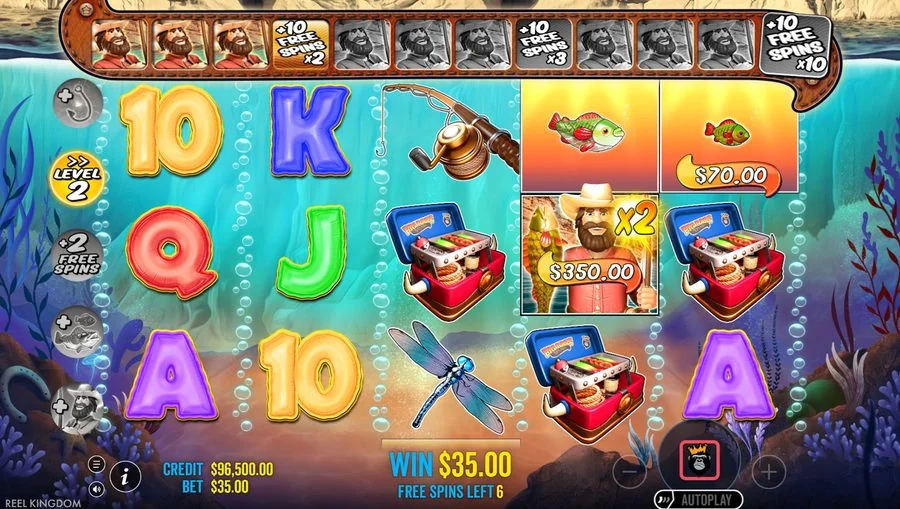 Screenshot gameplay Big Bass Splash