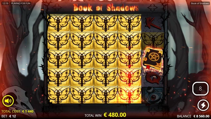 Screenshot gameplay Book of Shadows