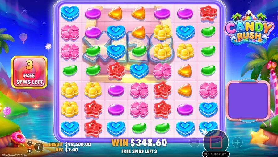 Screenshot gameplay Candy Rush