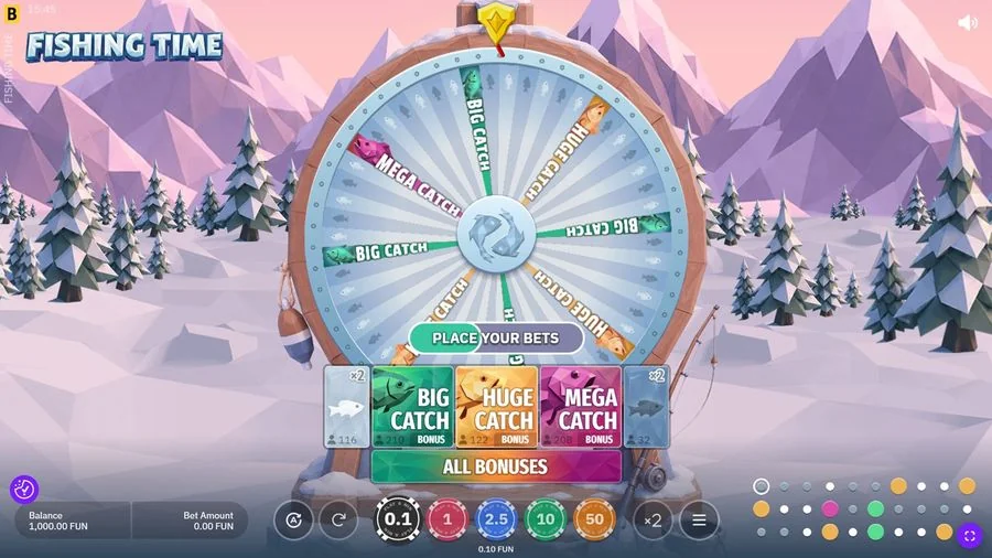 Screenshot gameplay Fishing Time