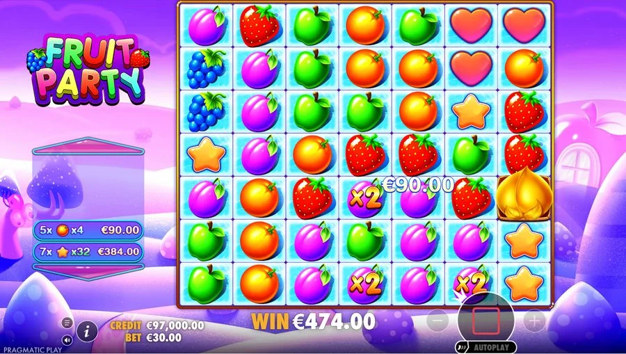 Screenshot gameplay Fruit Party