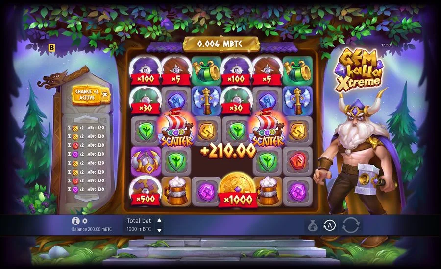 Screenshot gameplay Gemhalla Xtreme