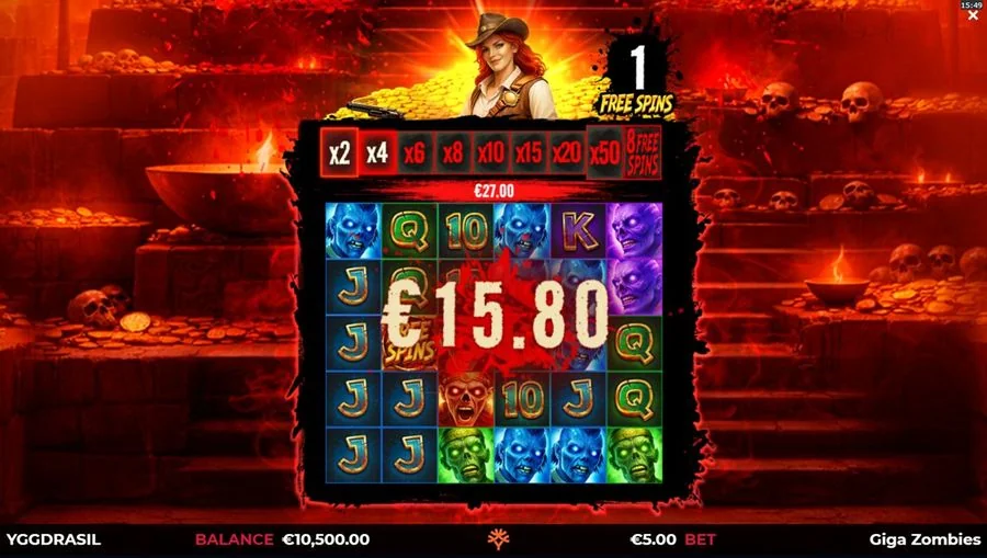 Screenshot gameplay Giga Zombies Gigablox