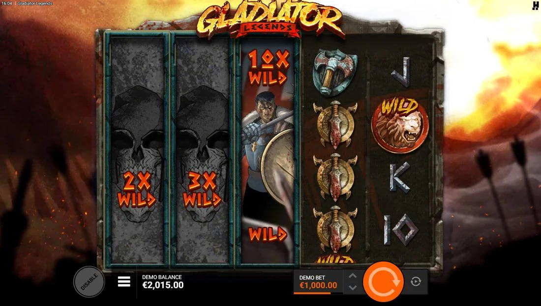 Screenshot gameplay Gladiator Legends