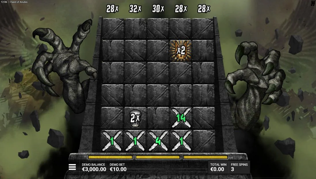 Screenshot gameplay Hand of Anubis