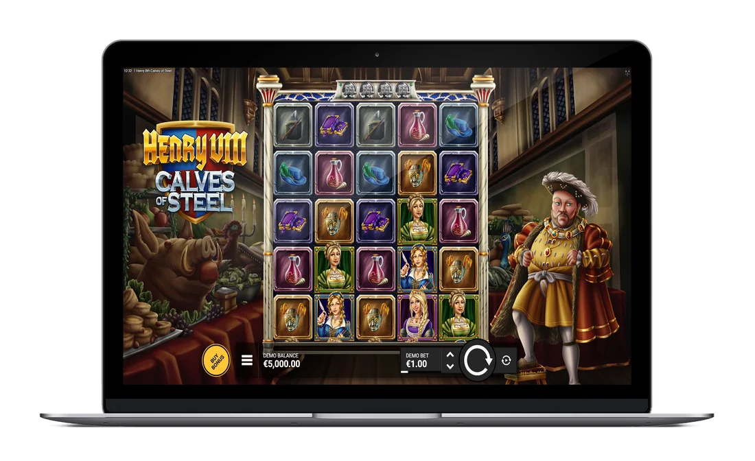 Screenshot gameplay Henry 8th Calves of Steel