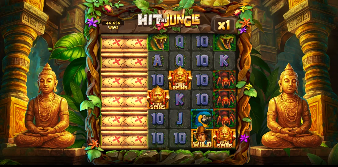 Screenshot gameplay Hit the Jungle