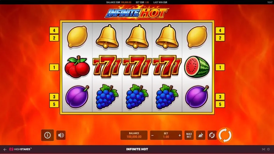 Screenshot gameplay Infinite Hot