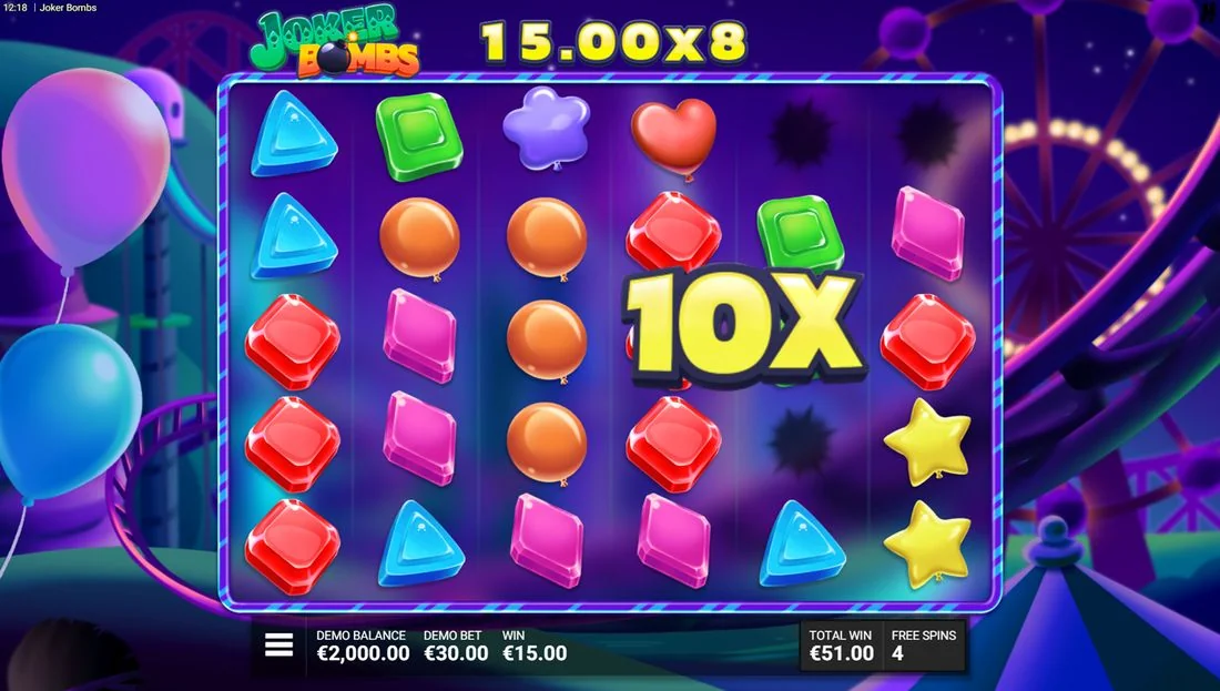 Screenshot gameplay Joker Bombs