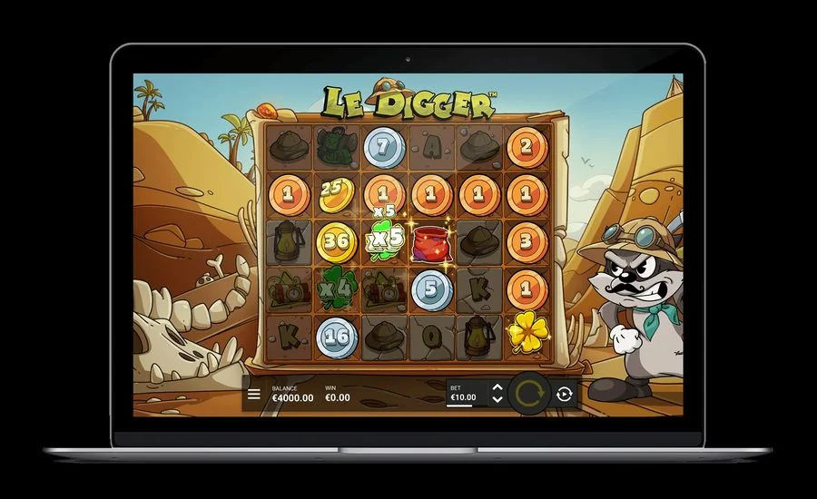 Screenshot gameplay Le Digger