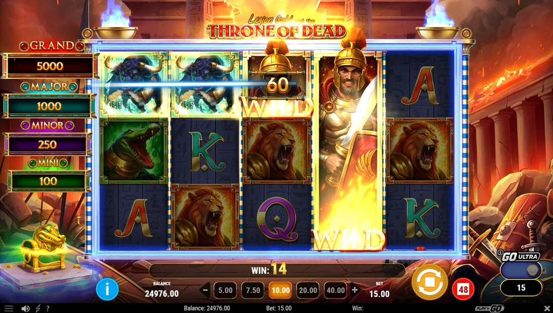 Screenshot gameplay Legion Gold and the Throne of Dead