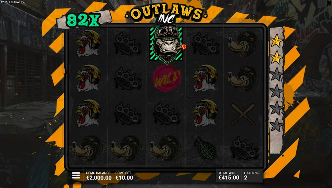 Screenshot gameplay Outlaws Inc