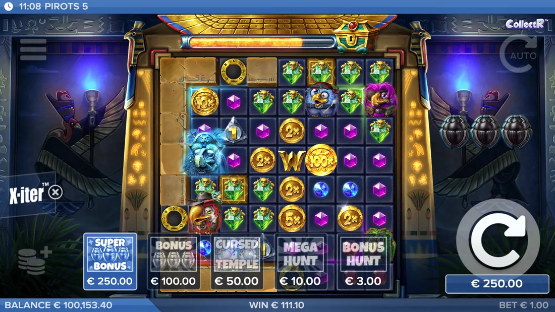 Screenshot gameplay Pirots 5