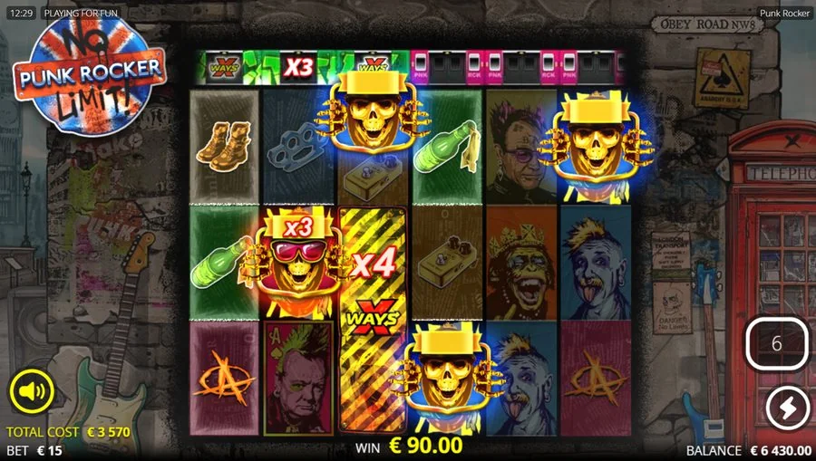 Screenshot gameplay Punk Rocker