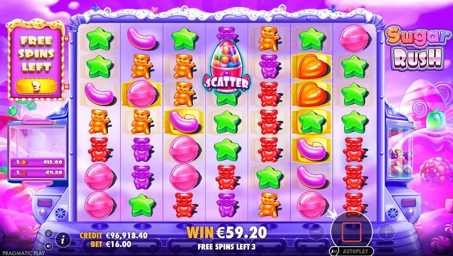 Screenshot gameplay Sugar Rush