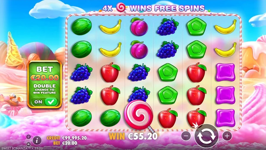Screenshot gameplay Sweet Bonanza