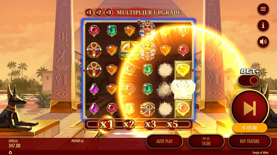 Screenshot gameplay Temple Of Akhet