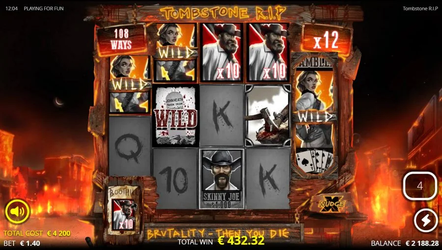 Screenshot gameplay Tombstone R.I.P.